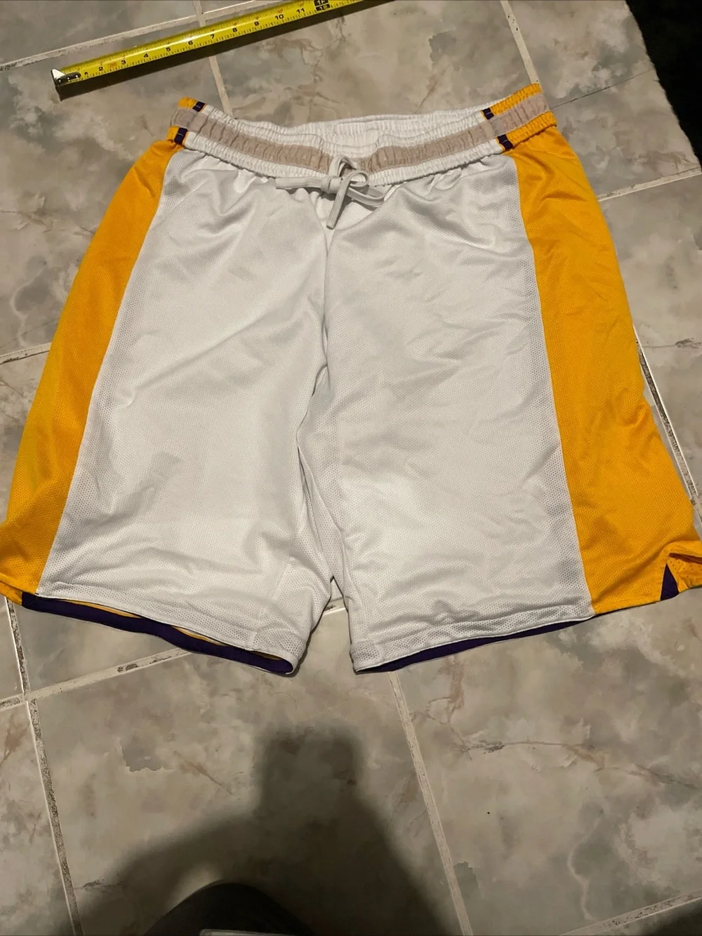 Adidas Los Angeles Lakers 2010 Game/Player Issue Shorts Basketball Men 2XL RARE